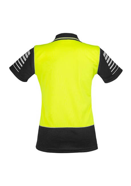 Syzmik Womens Hi Vis Zone Polo (ZHL236)-Clearance