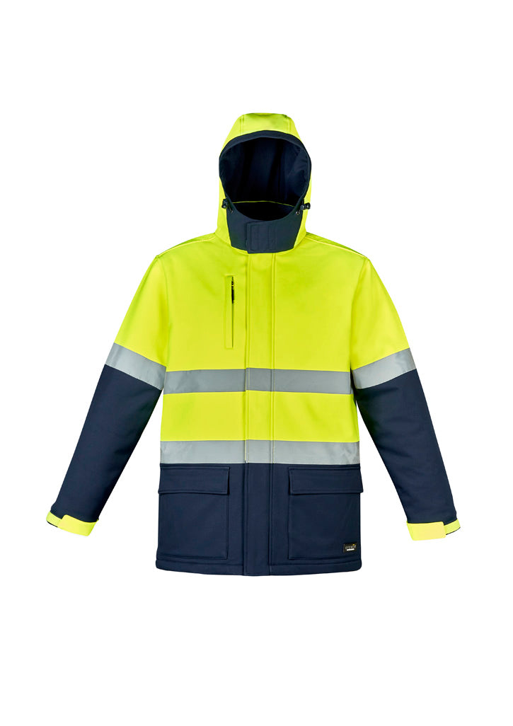 Syzmik Unisex Hi Vis Antarctic Softshell Taped Jacket (ZJ553)