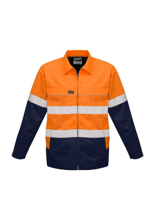 Syzmik ZJ590 Mens Hi Vis Cotton Drill Jacket