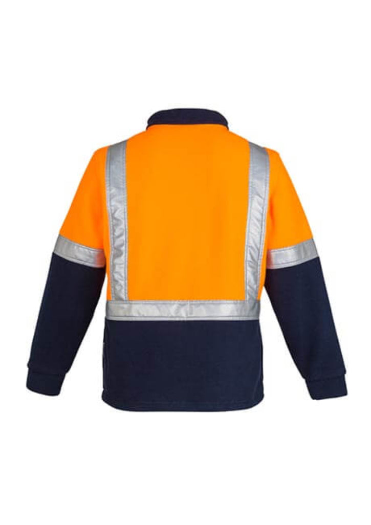 Syzmik Hi Vis Polar Fleece Jumper - Shoulder Taped (ZT462)