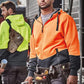 Syzmik ZT478 Unisex Hi Vis Textured Jacquard Full Zip Hoodie-Clearance