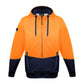 Syzmik ZT478 Unisex Hi Vis Textured Jacquard Full Zip Hoodie-Clearance