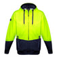 Syzmik ZT478 Unisex Hi Vis Textured Jacquard Full Zip Hoodie-Clearance