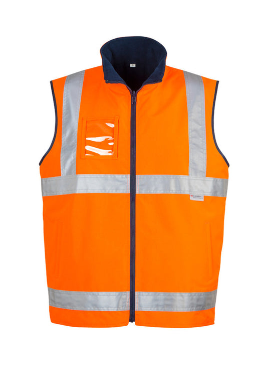 Syzmik ZV358 Mens Hi Vis Lightweight Fleece Lined Vest