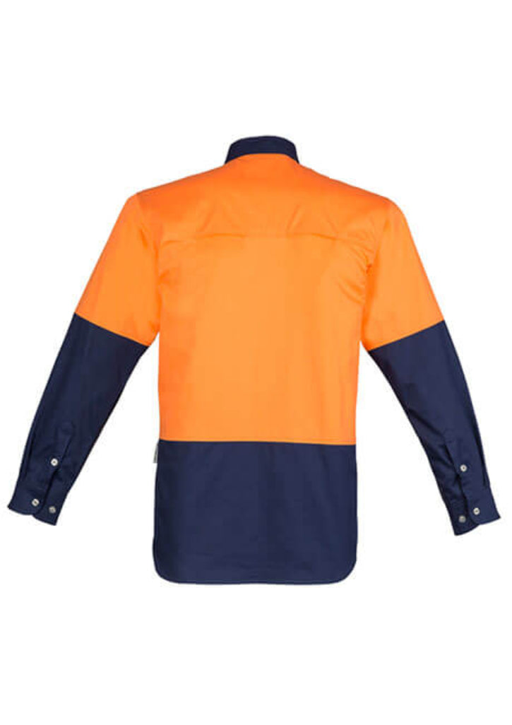 Syzmik Mens Industrial Long Sleeve Shirt (ZW122)