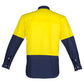 Syzmik Mens Hi Vis Spliced Industrial Shirt (ZW122)