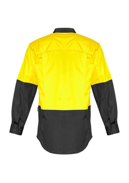 Syzmik Mens Rugged Cooling Hi Vis Spliced Shirt (ZW128)