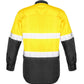Syzmik Mens Rugged Cooling Taped Hi Vis Spliced Shirt (ZW129)