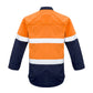 Syzmik Mens FR Closed Front Hooped Taped Spliced Shirt (ZW133)