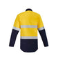 Syzmik Mens Orange Flame Hrc 2 Hoop Taped Closed Front Spliced Shirt (ZW143)