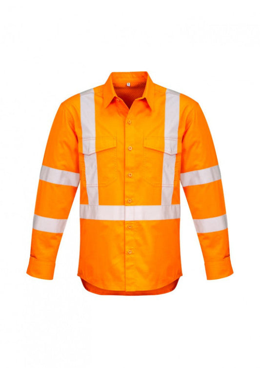 Syzmik ZW690 Mens Hi Vis X Back Taped Shirt (ZW690)