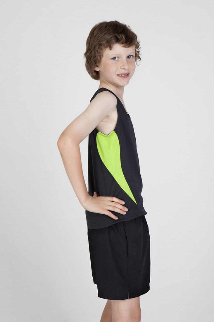 Ramo-Ramo Kids Accelerator Cool-Dry Singlet	(new)--Uniform Wholesalers - 1