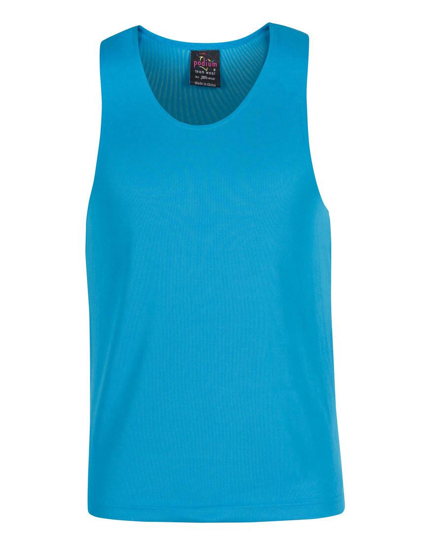 JB's Wear-JB's Adults Poly Singlet-AQUA / S-Uniform Wholesalers - 9