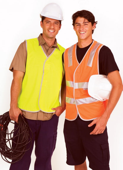 Ramo-Ramo 100% Polyeter Vest with 3M reflective tape--Uniform Wholesalers - 1