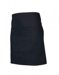 Biz Collection-Biz Collection Short waisted Apron-Black / 86 x 50-Uniform Wholesalers - 2