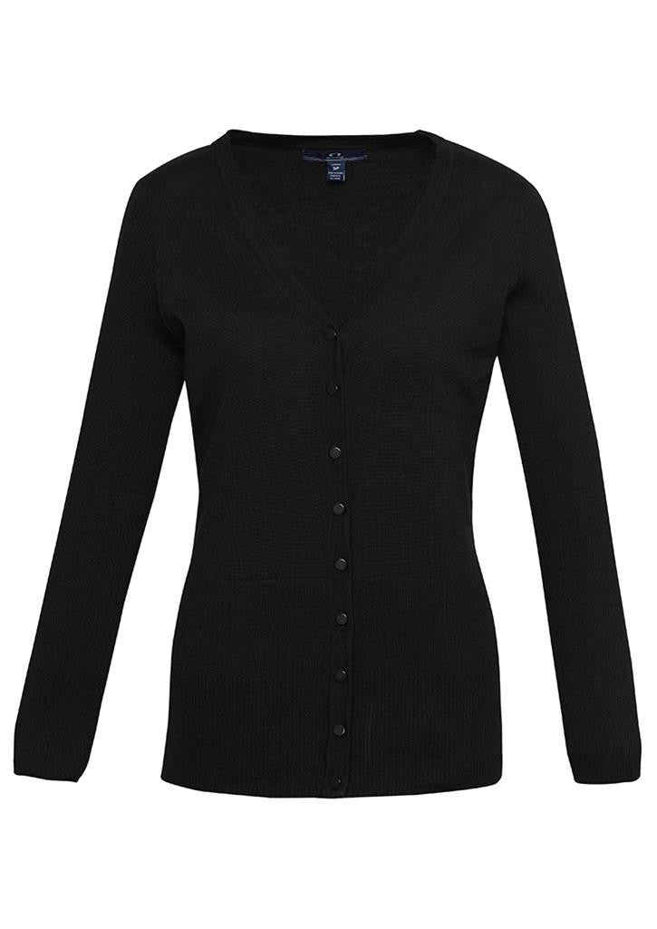 Biz Collection-Biz Collection Ladies Milano Cardigan-Black / S-Uniform Wholesalers - 2