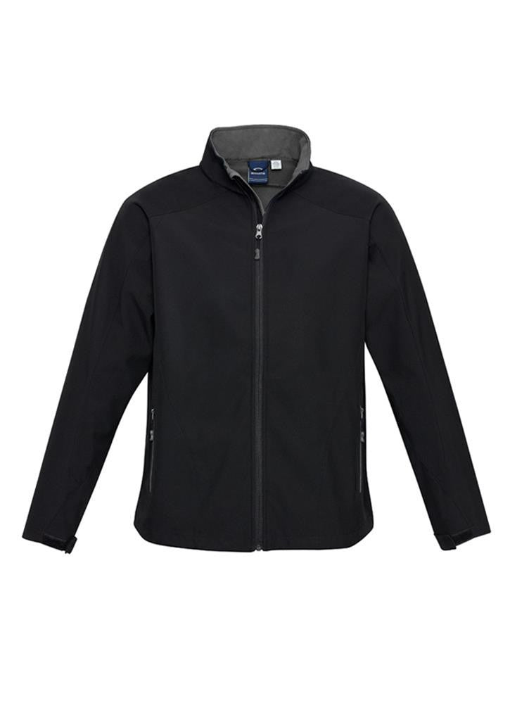 Biz Collection-Biz Collection  Kids Geneva Softshell Jacket-Black/Graphite / 6-Uniform Wholesalers - 4