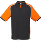 Biz Collection-Biz Collection Mens Nitro Polo-Black / Orange / White / S-Uniform Wholesalers - 3