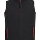 Biz Collection-Biz Collection Mens Geneva Vest-Black/Red / S-Uniform Wholesalers - 3