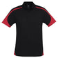 Biz Collection-Biz Collection Mens Talon Polo-Black/Red / S-Uniform Wholesalers - 6