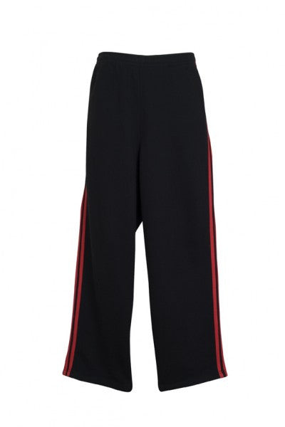 Ramo-Ramo Mens Striped Track Pants-Black/Red / XS-Uniform Wholesalers - 3