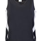 Ramo-Ramo Kids Accelerator Cool-Dry Singlet	(new)-Black/Whiite / 4-Uniform Wholesalers - 4