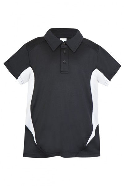 Ramo-Ramo Kids Accelerator Polo-Black/white / 4-Uniform Wholesalers - 6