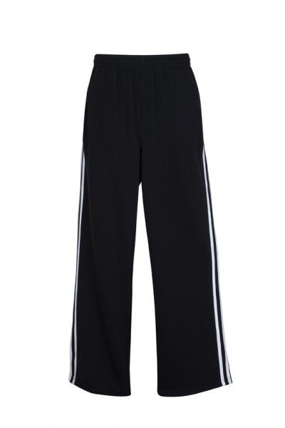 Ramo-Ramo Mens Striped Track Pants-Black/White / XS-Uniform Wholesalers - 4