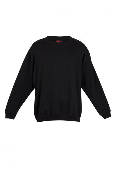 Ramo-Ramo Poly cotton fleece sloppy joe-Black / 16/XS-Uniform Wholesalers - 2