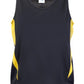 Ramo-Ramo Kids Accelerator Cool-Dry Singlet	(new)-Black/Gold / 4-Uniform Wholesalers - 5