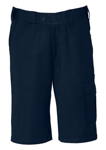 Biz Collection-Biz Collection Mens Detroit Short Regular-Navy / 72-Uniform Wholesalers - 2