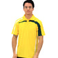 Be Seen Adults Polo Shirt With Contrast Side And Shoulder Panel (BSP2014)