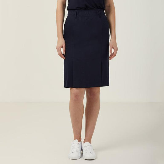 NNT P/V Gaberdine Box Pleat Skirt (CAT2QB)