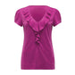 NNT Uniforms Cap Sleeve Ruffle Neck T-Top(CAT48H)