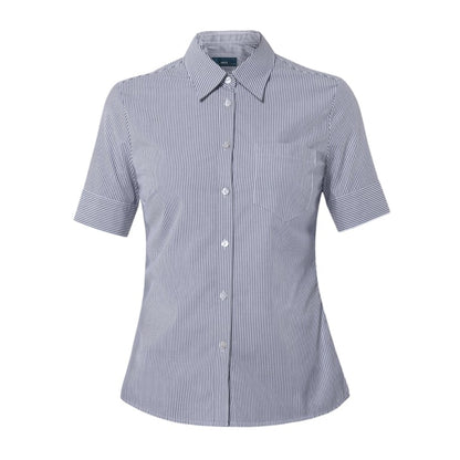 NNT Uniforms Poly Print Balance Stripe S/S Sction Back Shirt(CAT4AB)