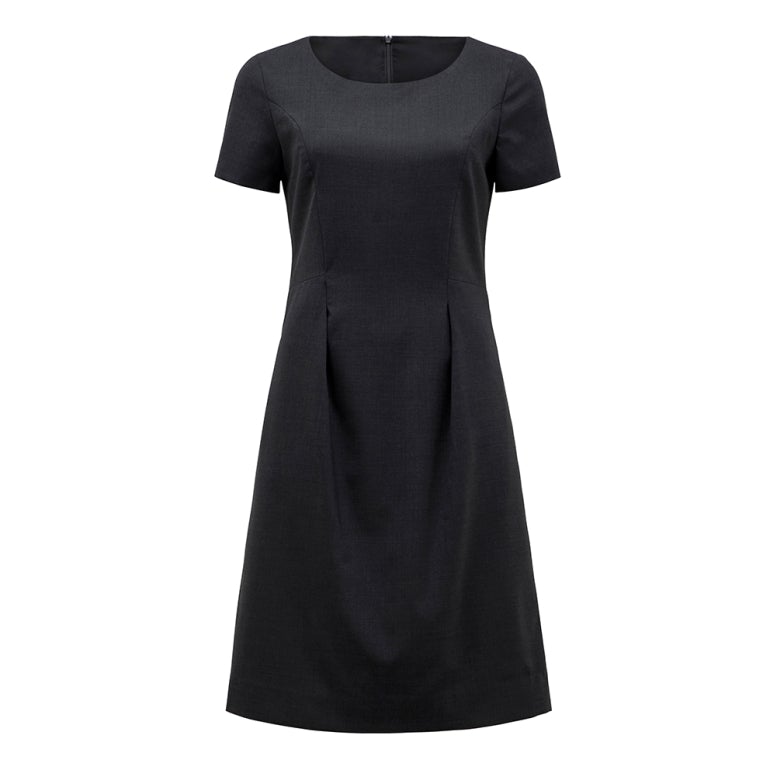 NNT Uniforms Stretch Wool Blend Short Sleeve Dress(CAT67K)