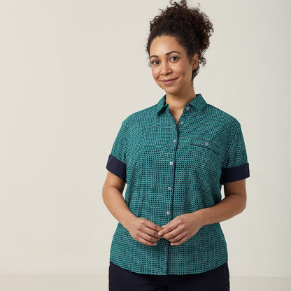NNT Uniforms Pixel Print S/S Action Back Shirt(CAT9S2)