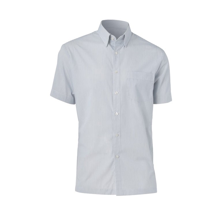 NNT Uniforms Cotton Blend Fine Stripe S/S Bttn Down Shirt(CATD78)