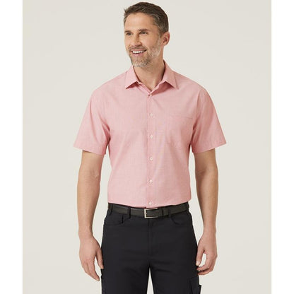 NNT Textured Mens Short Sleeve Shirt (CATJB7)