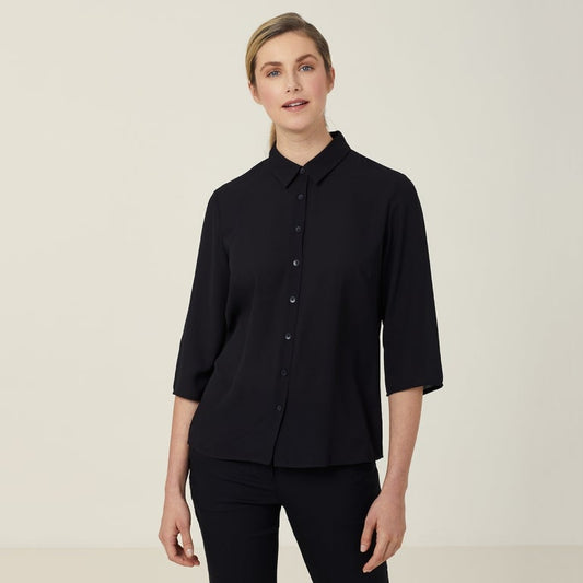 NNT Uniforms Georgie 3/4 Pleat Back Shirt (CATUKZ)