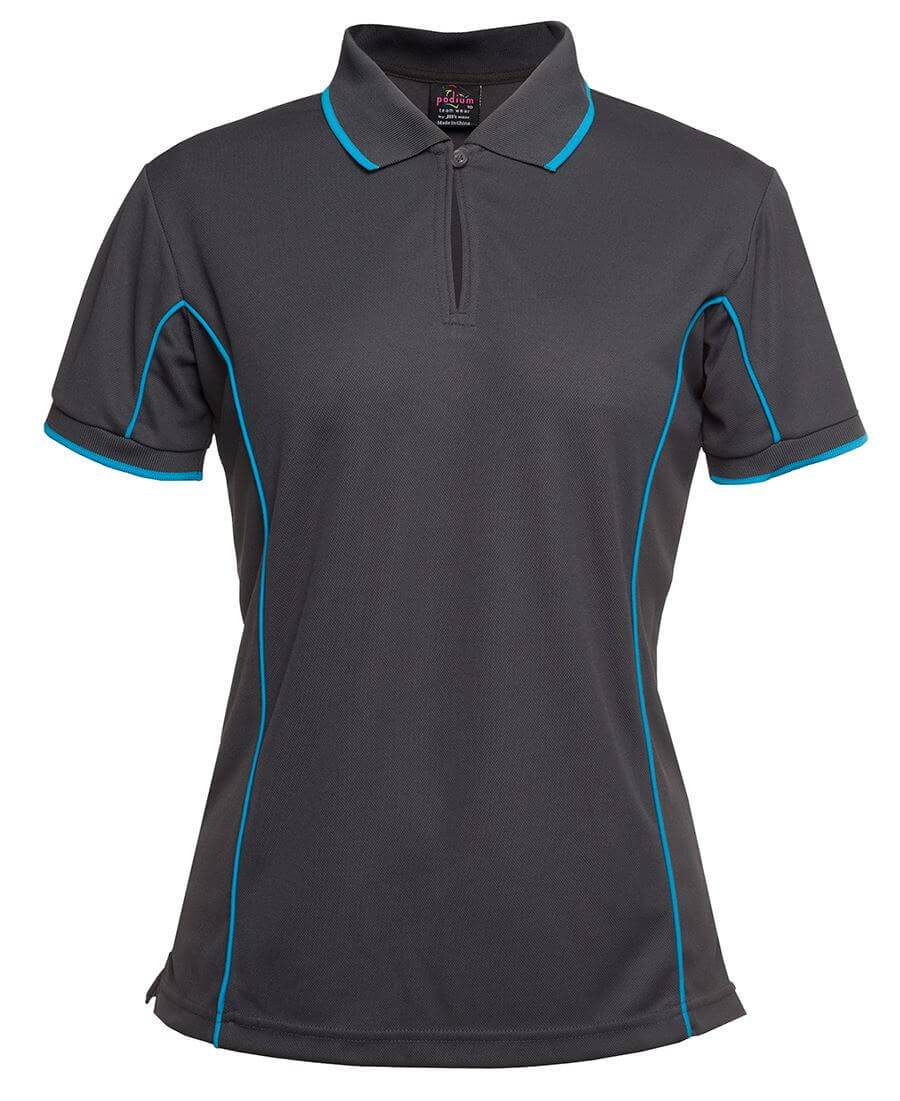JBs Wear Podium Ladies Piping Polo(7LPI)