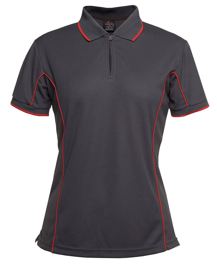 JBs Wear Podium Ladies Piping Polo(7LPI)