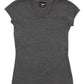Ramo-Ramo Ladies V Neck-Charcoal Marl / 8-Uniform Wholesalers - 5