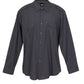 Ramo-Ramo Mens Military Long Sleeve Shirts-Charcoal / S-Uniform Wholesalers - 5