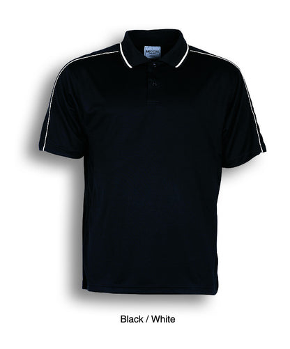 Bocini Men's Breezeway Striped Polo-(CP0673)