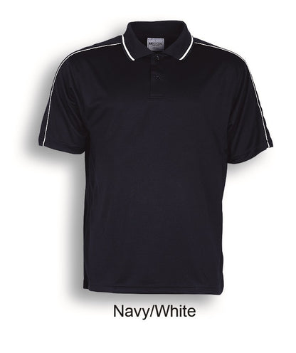 Bocini Men's Breezeway Striped Polo-(CP0673)