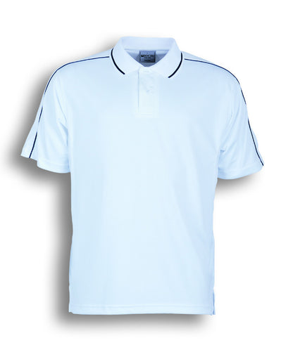 Bocini Men's Breezeway Striped Polo-(CP0673)