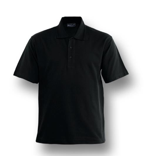 Bocini Plain Colour Poly Face Cotton Backing S/S Polo (CP1601)