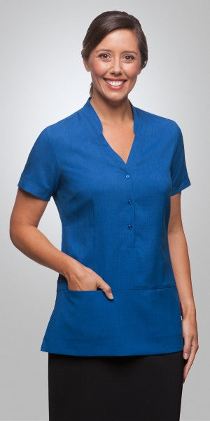 City Collection-City Collection Ezylin Tunic-6 / Royal-Uniform Wholesalers - 1