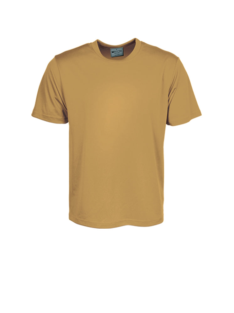 Bocini Adults Plain Breezeway Micromesh Tee Shirt 2nd -(CT1207)